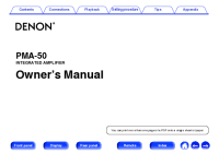 Denon PMA-50-Owners-Manual 